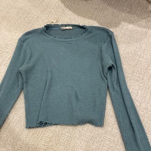 Sky and sparrow green long sleeve -M